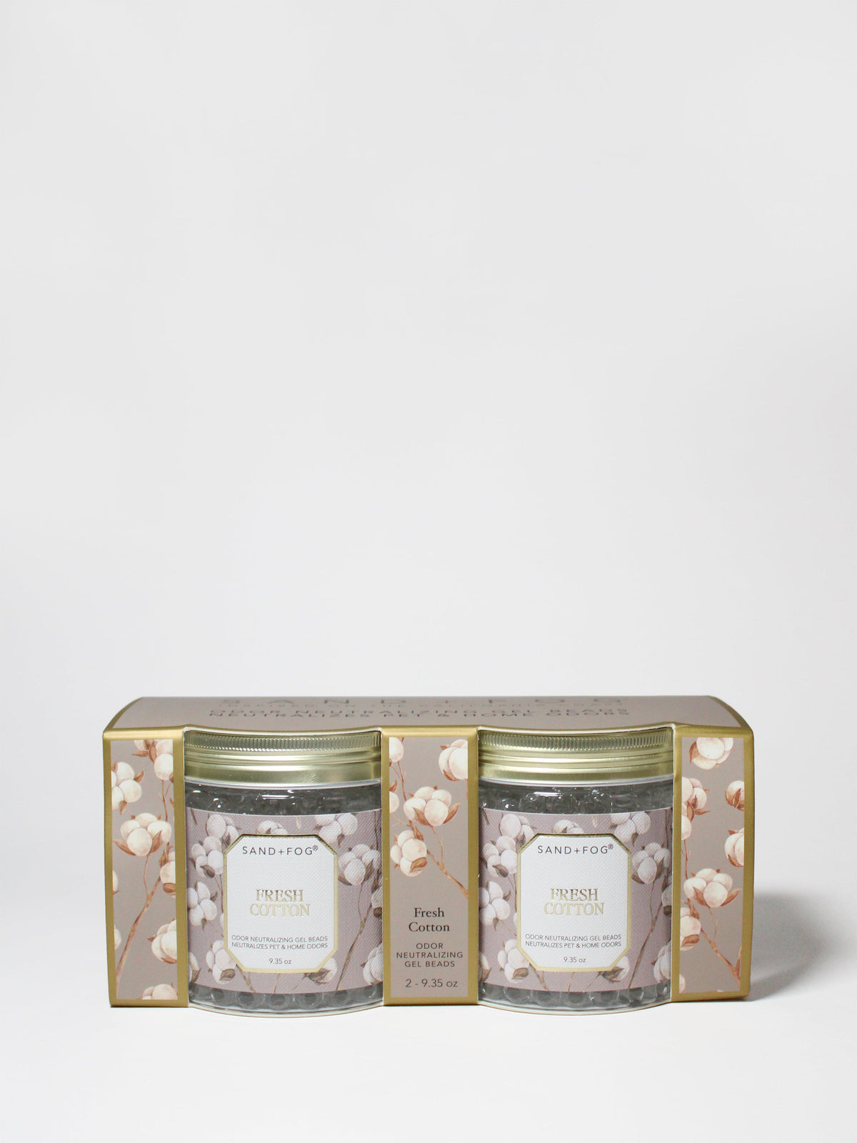 Beautiful Fresh Cotton 9.35 oz Gel Scent Beads Pack of 2