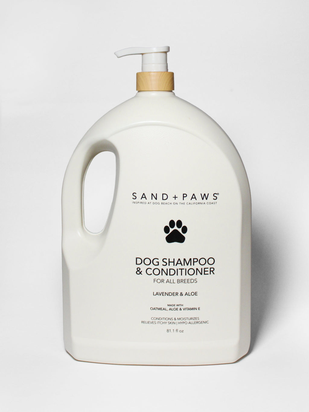 Beautiful Sand + Paws Pet Shampoo & Conditioner - Lavender & Aloe