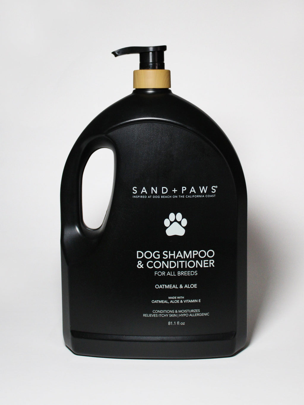 Beautiful Sand + Paws Pet Shampoo & Conditioner - Oatmeal & Aloe