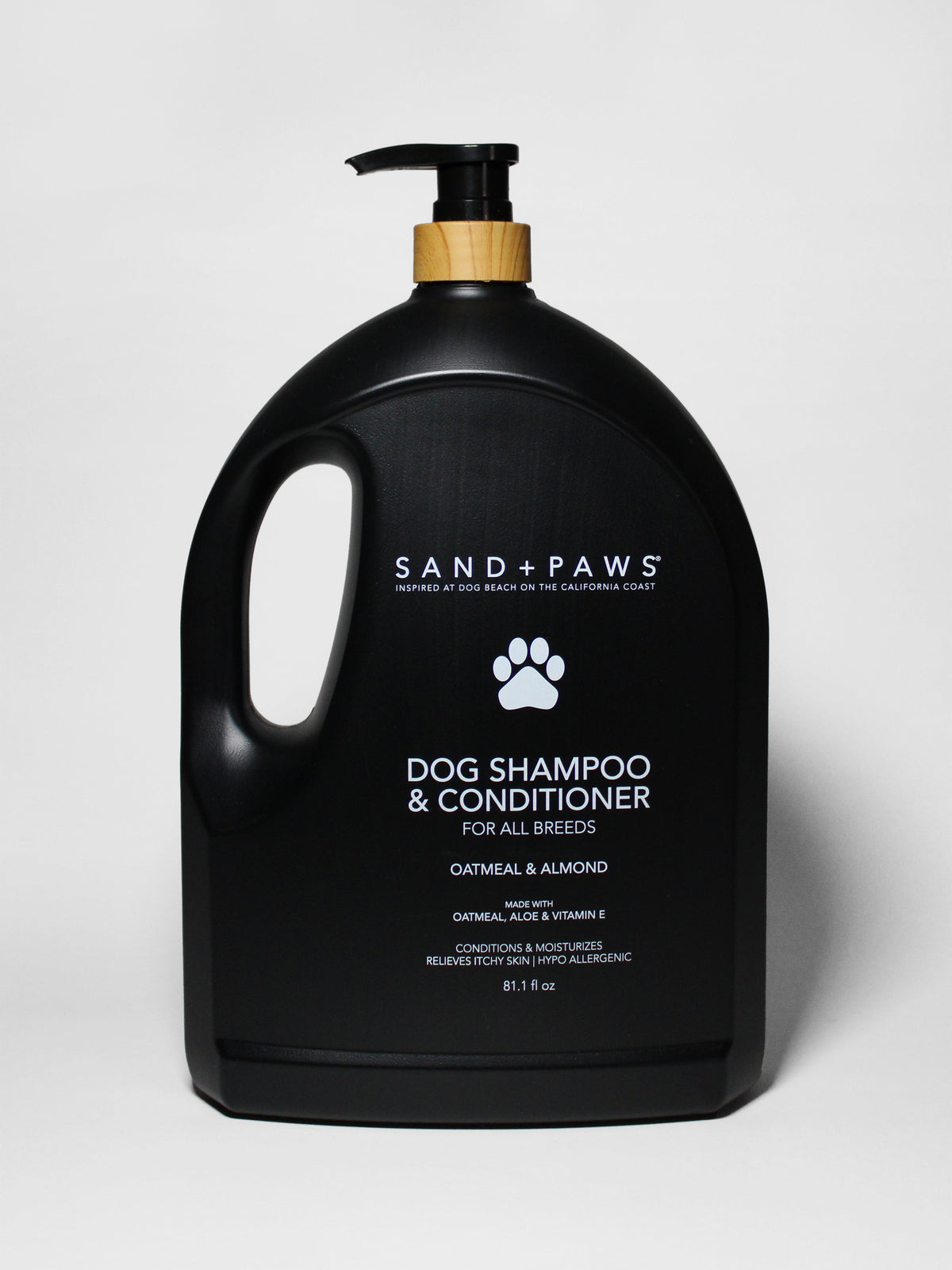 Beautiful Sand + Paws Pet Shampoo & Conditioner - Oatmeal & Almond