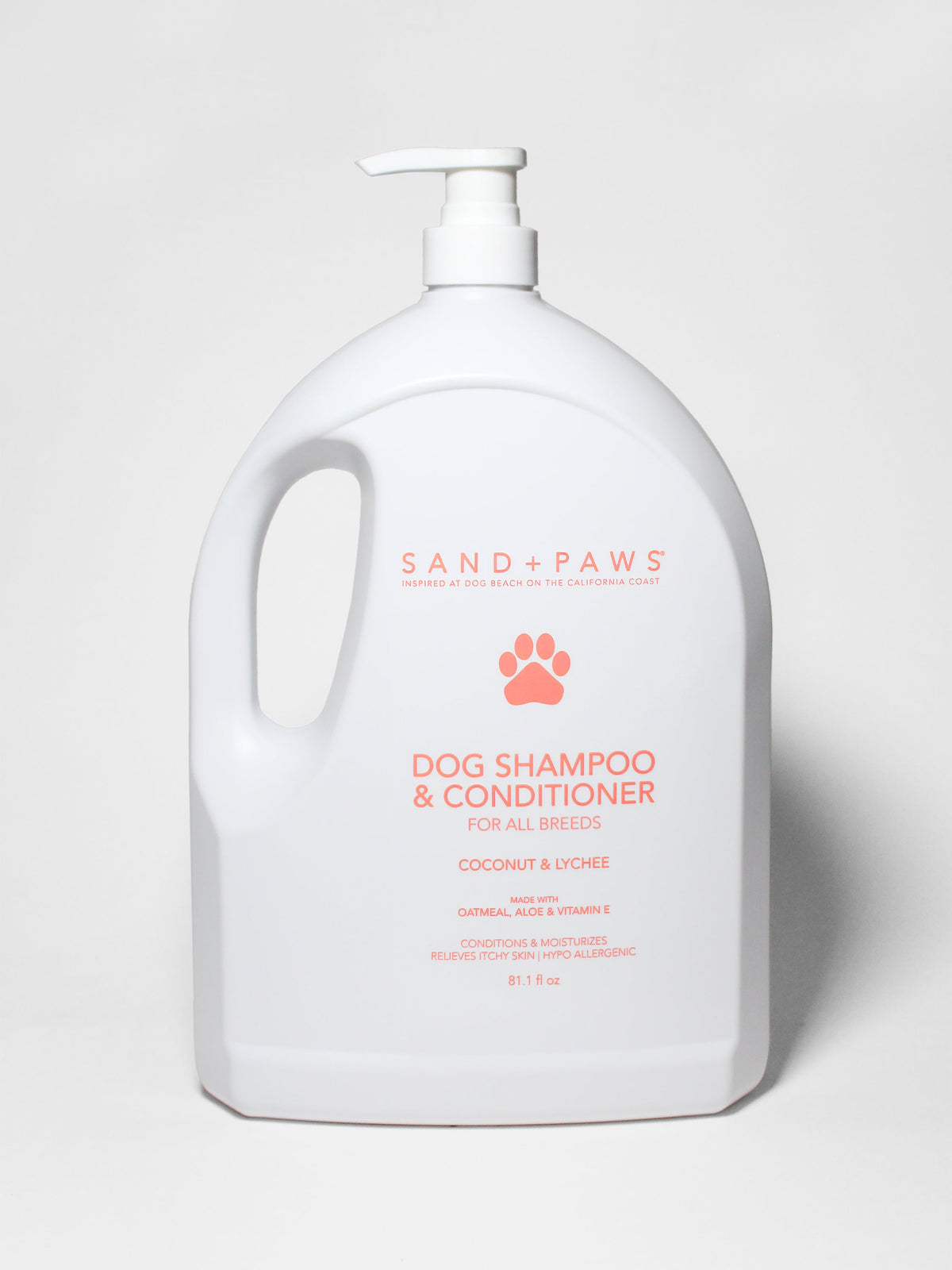 Beautiful Sand + Paws Pet Shampoo & Conditioner - Coconut & Lychee