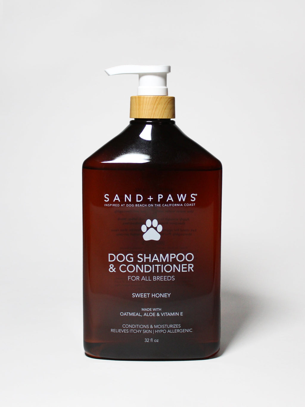 Beautiful Sand + Paws Pet Shampoo & Conditioner - Sweet Honey